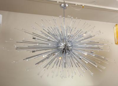  Venfield Custom Extra Large All Teardrop Sputnik Chandelier in Polished Chrome