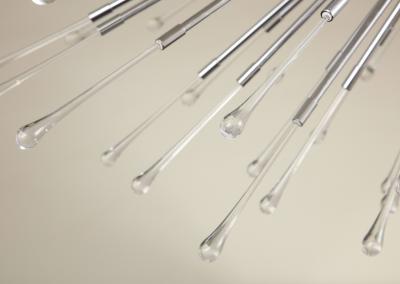  Venfield Custom Extra Large All Teardrop Sputnik Chandelier in Polished Chrome