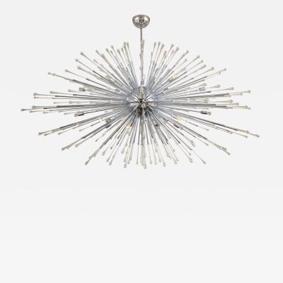  Venfield Custom Extra Large All Teardrop Sputnik Chandelier in Polished Chrome