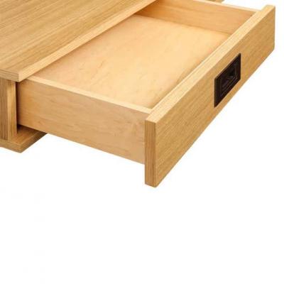  Venfield Custom Floating 3 Drawer Oak Console