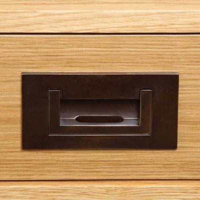  Venfield Custom Floating 3 Drawer Oak Console