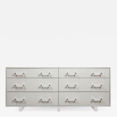  Venfield Custom Floating Lacquered Dresser with Acrylic Bases