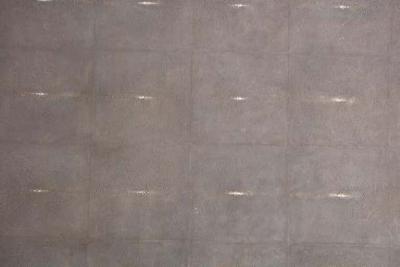  Venfield Custom Genuine Light Gray Shagreen Cocktail Table