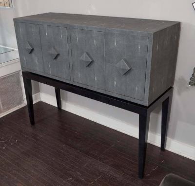  Venfield Custom Genuine Shagreen and Parchment Dry Bar