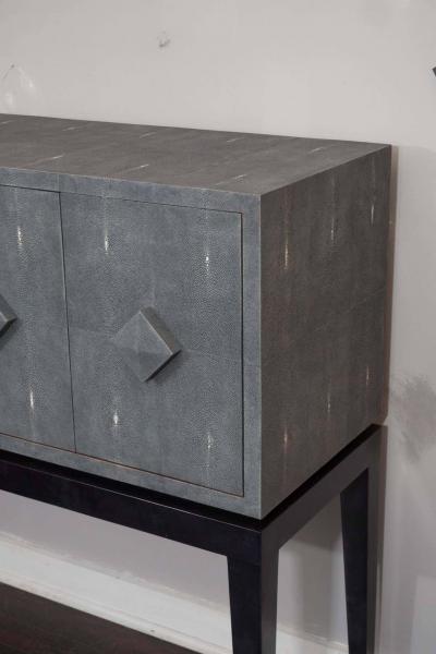  Venfield Custom Genuine Shagreen and Parchment Dry Bar