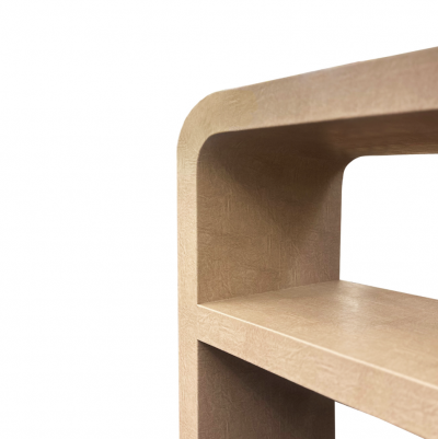  Venfield Custom Leather Wrapped Waterfall Style Console