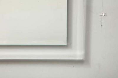  Venfield Custom Mid Century Modern Lucite Framed Mirror