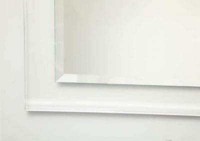  Venfield Custom Mid Century Modern Lucite Framed Mirror