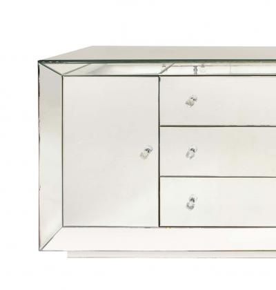  Venfield Custom Mirrored Buffet and Bar Console Floor Sample