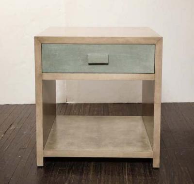 Venfield Custom Pair of Two Tone Parchment Nightstands