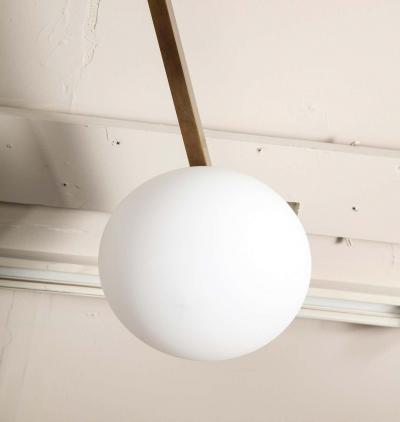  Venfield Custom Petite 3 Opaline Glass Globe Flush Mount Fixture