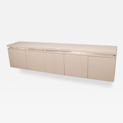  Venfield Custom Reverse Painted Glass Wall Mount Sideboard