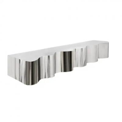  Venfield Custom Stainless Steel Wall Mounted Wave Console