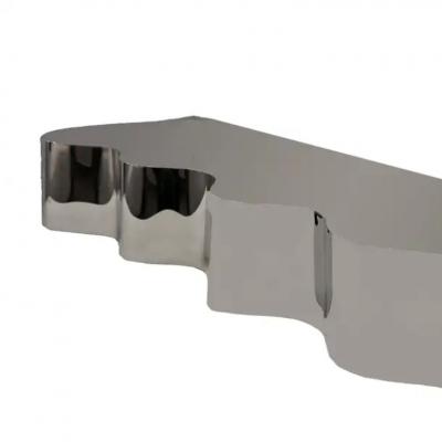  Venfield Custom Stainless Steel Wall Mounted Wave Console