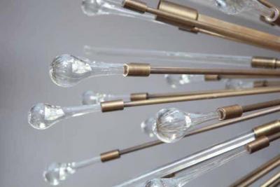  Venfield Custom Teardrop Sputnik in Antique Brass