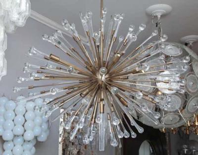  Venfield Custom Teardrop Sputnik in Antique Brass
