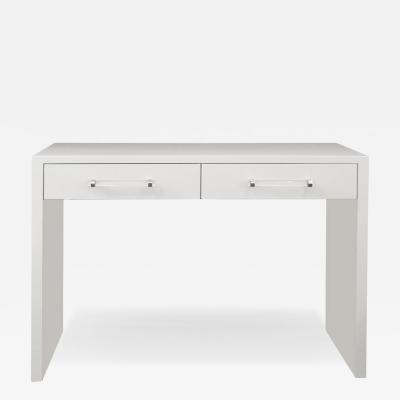  Venfield Custom Two Drawer Lacquered Writing Table