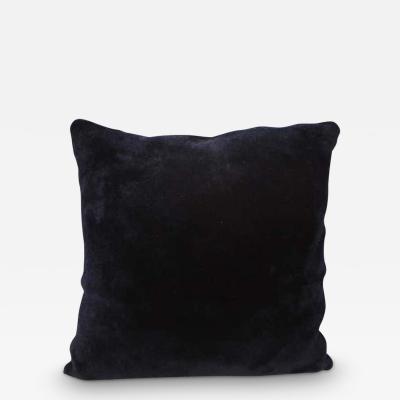  Venfield Double Sided Merino Short Hair Shearling Pillow in Midnight Blue Color