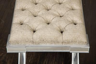  Venfield Double Silver Trim Mirrored X Band Bench