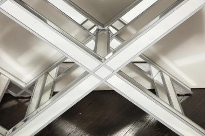  Venfield Double Silver Trim Mirrored X Band Bench