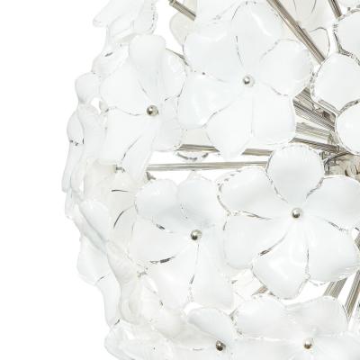  Venfield Elegant Murano Glass Flower Sputnik Style Chandelier