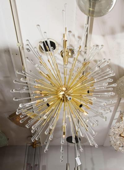  Venfield Extra Large Glass Teardrop Sputnik Chandelier