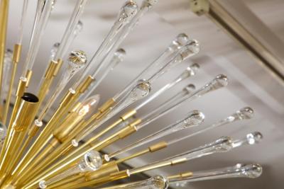  Venfield Extra Large Glass Teardrop Sputnik Chandelier