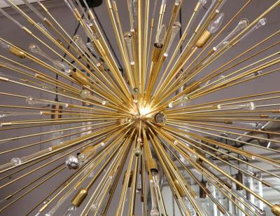  Venfield Giant Glass Teardrop Sputnik Chandelier
