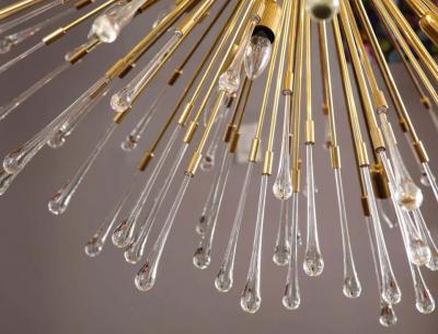  Venfield Giant Glass Teardrop Sputnik Chandelier