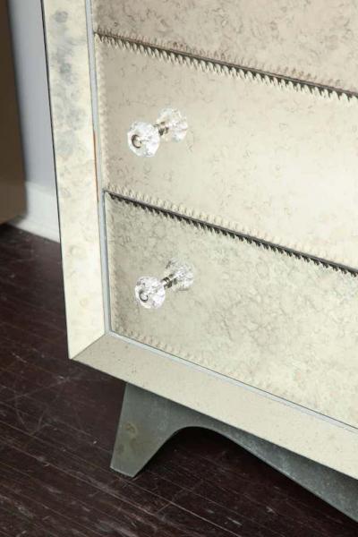  Venfield Glamorous Custom Distressed Mirror Tall Dresser