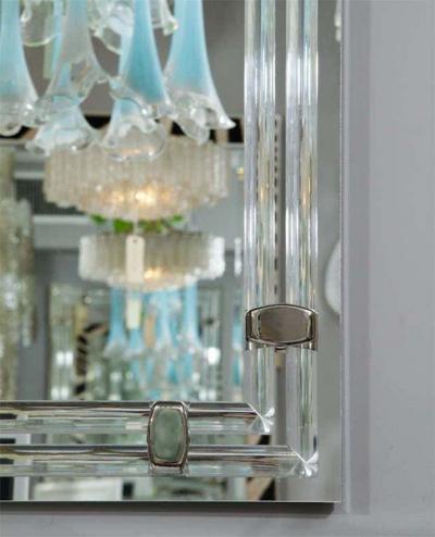  Venfield Glass Rod and Polished Nickel Tubular Mirror