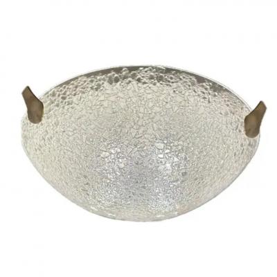  Venfield Minimalist Convex Fritted Glass Flush Mount Ceiling Lights