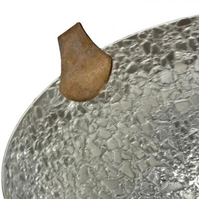  Venfield Minimalist Convex Fritted Glass Flush Mount Ceiling Lights