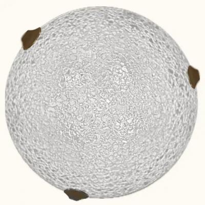  Venfield Minimalist Convex Fritted Glass Flush Mount Ceiling Lights