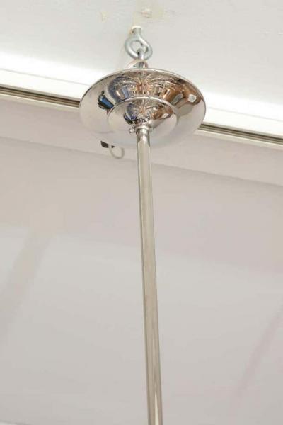  Venfield Monumental Austrian Crystal and Glass Rod Sputnik in Polished Nickel