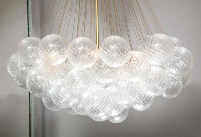  Venfield Murano Floating Clustered Globe Chandelier