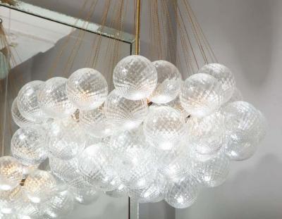  Venfield Murano Floating Clustered Globe Chandelier