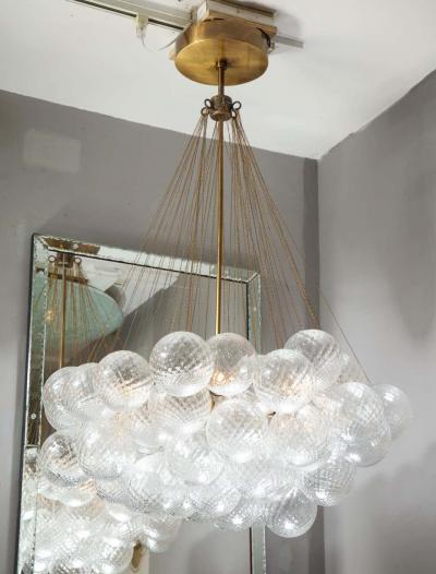  Venfield Murano Floating Clustered Globe Chandelier