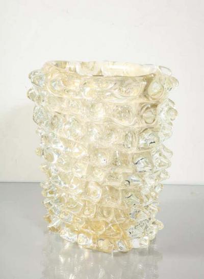  Venfield Murano Gold Glass Rostrate Vase