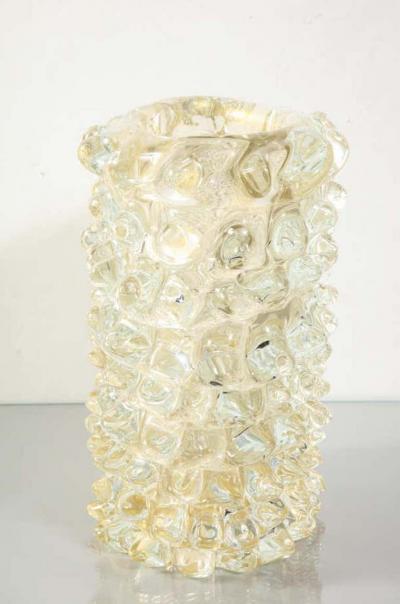  Venfield Murano Gold Glass Rostrate Vase