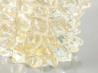  Venfield Murano Gold Glass Rostrate Vase