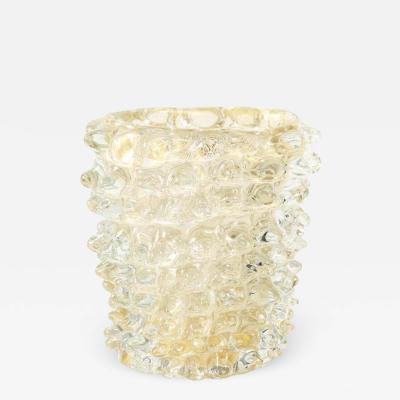  Venfield Murano Gold Glass Rostrate Vase
