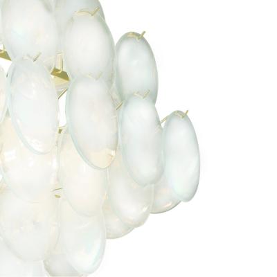  Venfield Pagoda Style Opaline Glass Disc Chandelier 2022