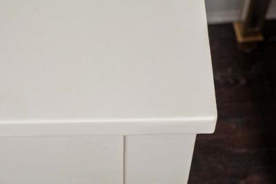  Venfield Pair of Custom Leather Wrapped Nightstands