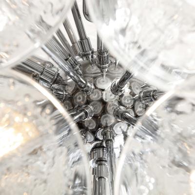  Venfield Pulegoso Glass Disc Sputnik Style Chandelier