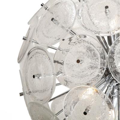  Venfield Pulegoso Glass Disc Sputnik Style Chandelier