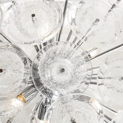  Venfield Pulegoso Glass Disc Sputnik Style Chandelier