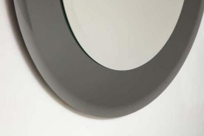  Venfield Round Beveled Mirror with Smoke Glass Border