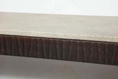  Venfield Shagreen Embossed Edelman Leather Console