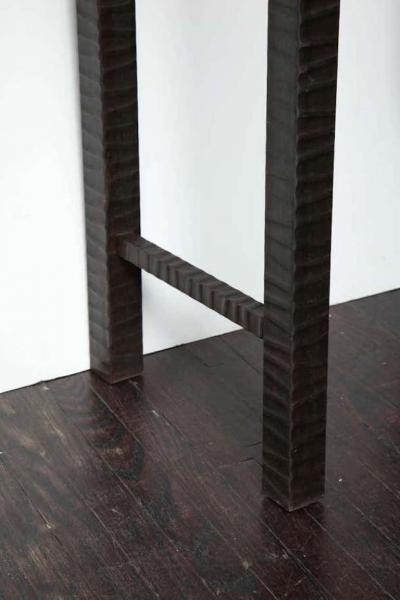  Venfield Shagreen Embossed Edelman Leather Console